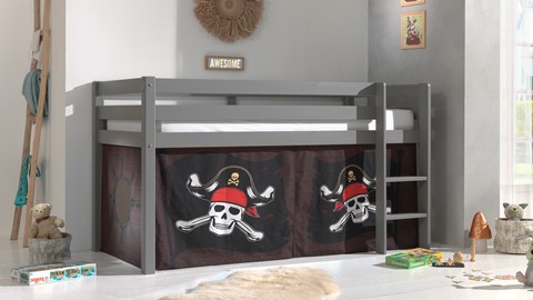 Gordijnen Caribian pirates Pino/Scott, bruin