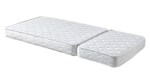 Meegroeibed Jumper met matras 140+60 cm, wit