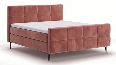 Boxspring Crystal - Velvet glow, blush