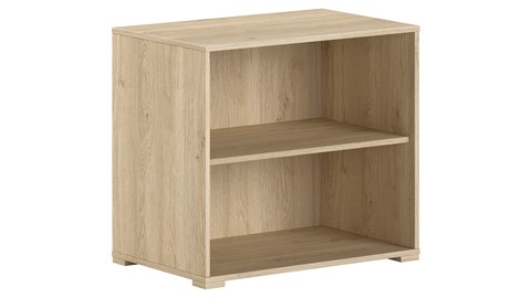 Boekenkast voor halfhoogslaper Sam, eik