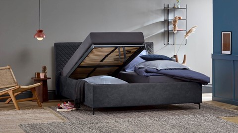Opbergbed Diamond, onyx