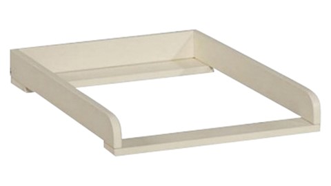 Commode Erik met 2 deuren en opzetstuk, wit