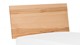 Bed Sky beuken met hoofdbord hout en poot metaal