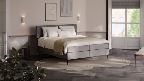 Boxspring Glade, dark grey