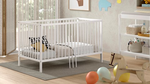 Babyledikant Dino, wit