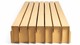 Paper Bed met laden, bruin