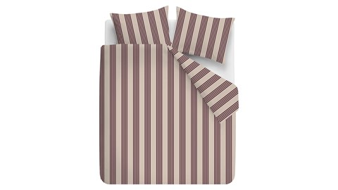 Dekbedovertrek Pure Stripe, naturel