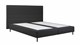 Boxspring Opal vlak zonder matras, onyx