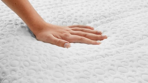 Pocketveermatras B Bright 5400 en 5450  labyrinth afdeklaag