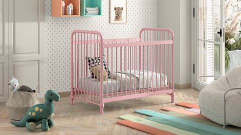 Babyledikant Bronxx, roze