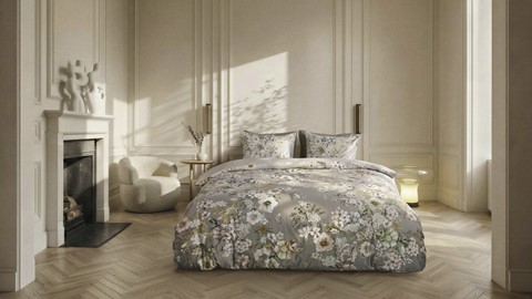 Dekbedovertrek Emmets Garden, pastel beige