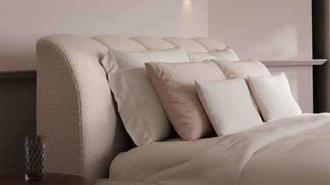 Bed Dune - Warm wool, beige