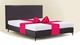 GRATIS boxspring Emerald bij B Bright Gold 300 matras, anthracite