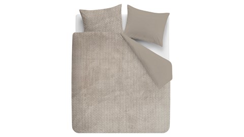 Dekbedovertrek Whisper Soft, taupe
