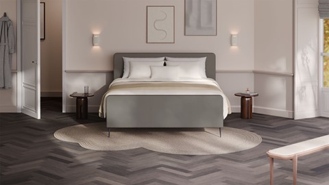 Elektrische boxspring Glade - Soft suede, liver