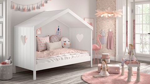 Huisbed Amori, wit