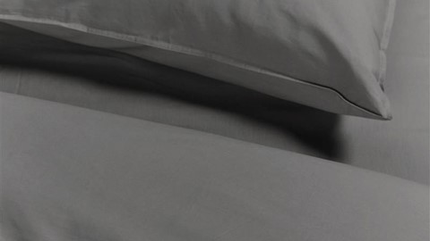 Dekbedovertrek Cotton Uni, grey