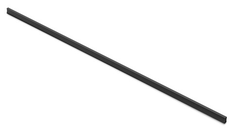 Profielgreep draaideurkast Switchline, mat zwart