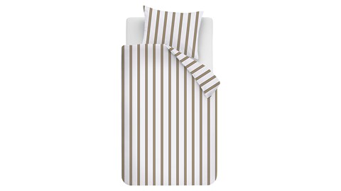 Dekbedovertrek Fun Stripe, zand