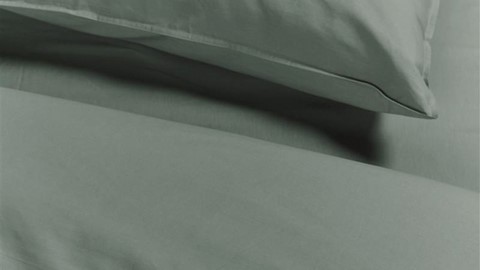 Dekbedovertrek Cotton Uni, green