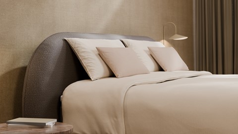 Boxspring Flow, dark grey