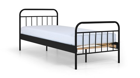 Bed Alex 1-persoons, zwart