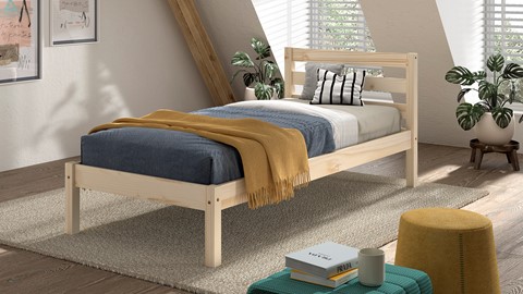 Bed Pino, naturel