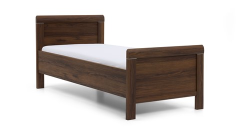 Bed Elba, donker eiken
