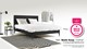Boxspring Cisano vlak met Easy Pocket 300 matras, dark grey