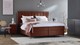 Boxspring Jade vlak met gestoffeerd matras, copper