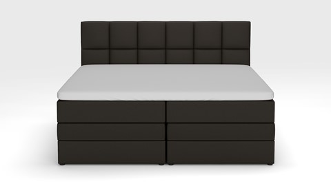 Opbergboxspring Jade - Matte leather, onyx