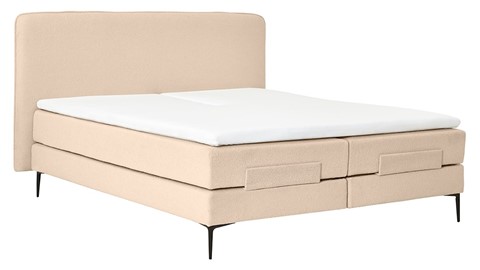 Boxspring Quartz verstelbaar met gestoffeerd matras, rpes 03