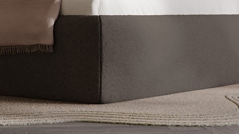 Bed Cove - Wool look, dark grey