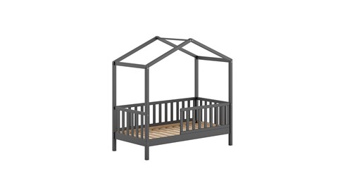 Huisbed Peuter Dallas, antraciet