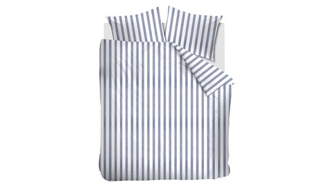 Dekbedovertrek Ally, indigo blue