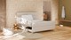 Boxspring Mica soft touch verstelbaar met gestoffeerd matras, beige