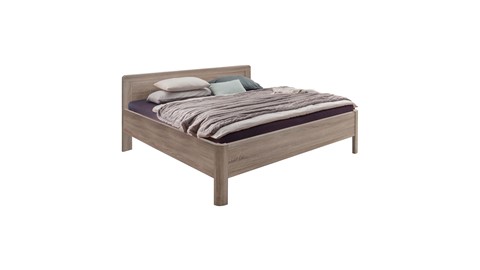 Bed Bienne Rondo, truffel eiken