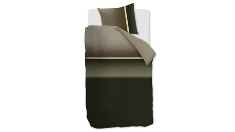 Dekbedovertrek Kian, olive green