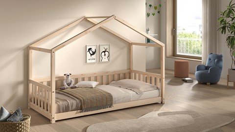 Kajuitbed Dallas als huis, natuur