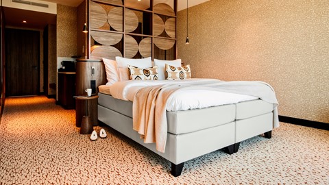 Hotelboxspring met topper Luxury, white