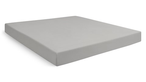 Hoeslaken Biologisch perkal matras, grijs