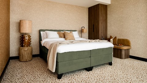Hotelboxspring Suite met topper Luxury, sage