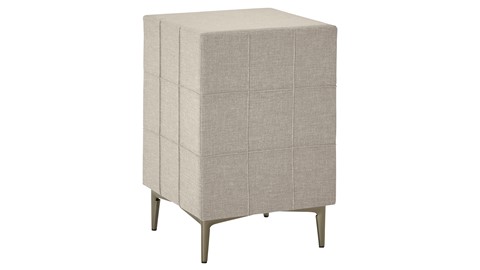 Hocker B Bright de luxe inclusief poten, khaki