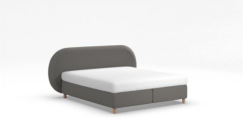 Boxspring Flow met Kårlsson Excellence matras, light grey