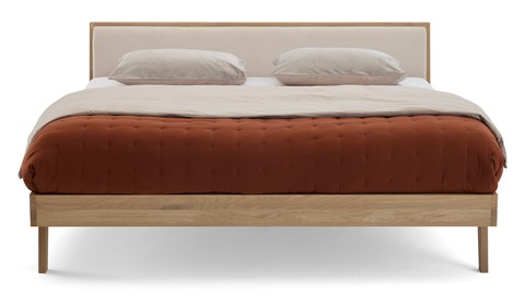 Bed Skogar exclusief bodem en matras, beige