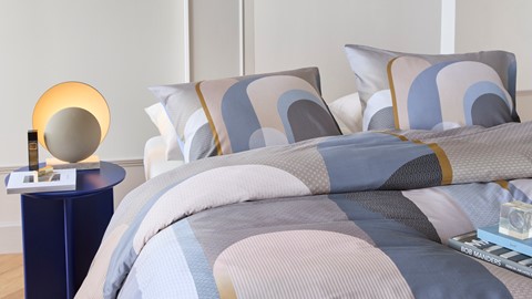 Dekbedovertrek Archi, blue grey