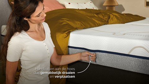 GRATIS boxspring Emerald bij B Bright Gold 300 matras, anthracite