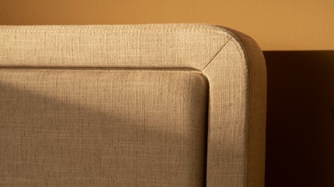 Boxspring Prestige vlak zonder matras, natural linen