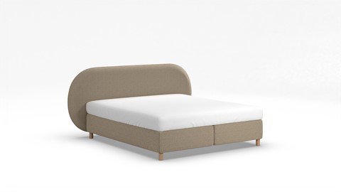 Boxspring Flow met Kårlsson Excellence matras, natural