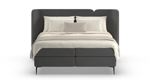 Boxspring Mesa - Warm wool, anthracite